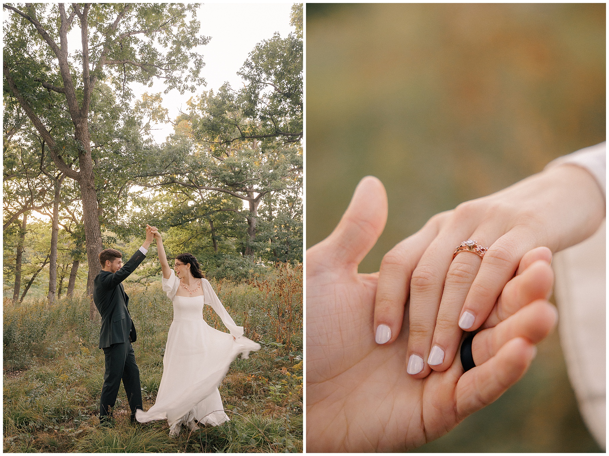 first look moment captured in natural light Minnesota wedding photographer
